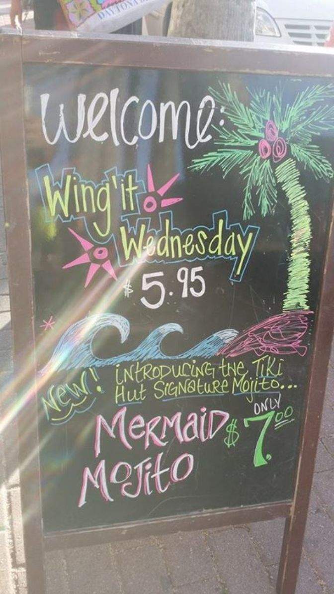 Tiki Hut Pub & Grill - Daytona Beach, FL menu_pic