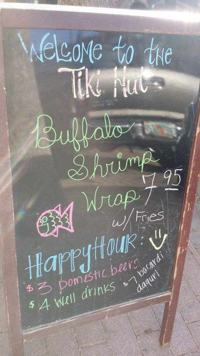 Tiki Hut Pub & Grill - Daytona Beach, FL menu_pic