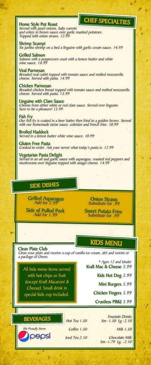 Timmy G's - Penn Yan, NY menu_pic