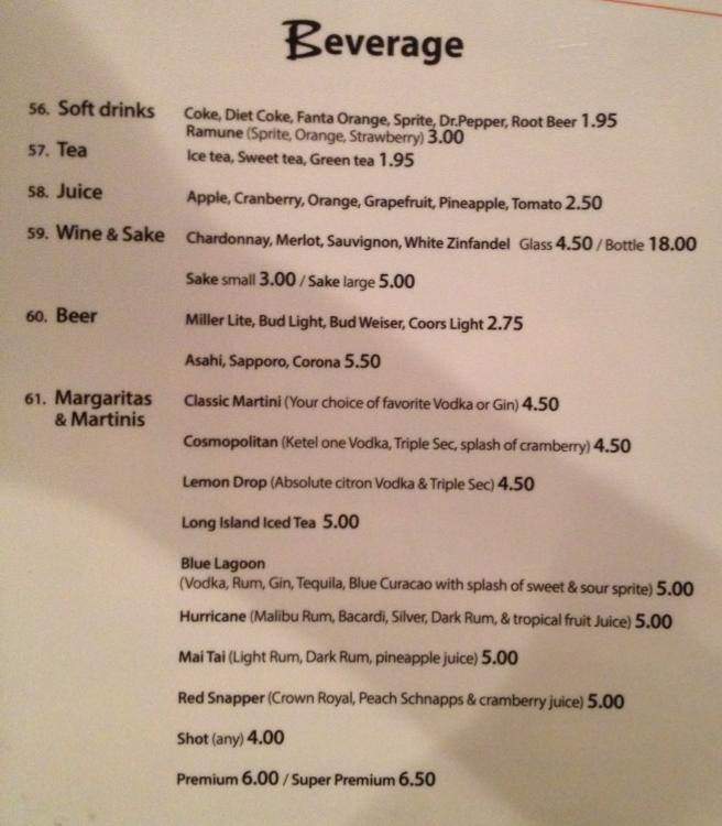 Tokyo Sushi and Grill - Ennis, TX menu_pic