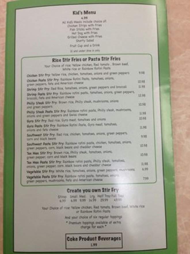 Toma's Salad Shop - Brighton, MI menu_pic