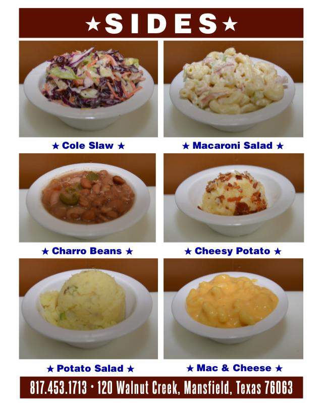 Top Secret Barbecue - Mansfield, TX menu_pic