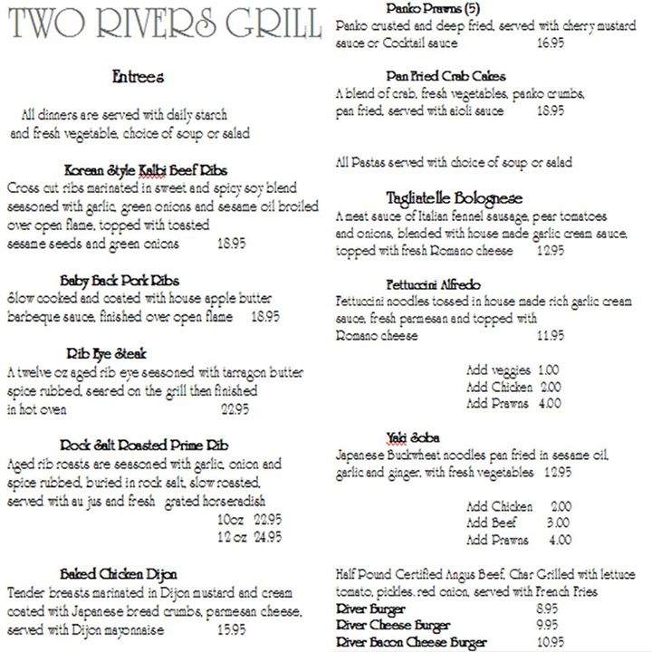 Two Rivers Grill - Garden Valley, ID menu_pic