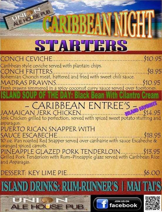 Union Ale House - Prospect Heights, IL menu_pic