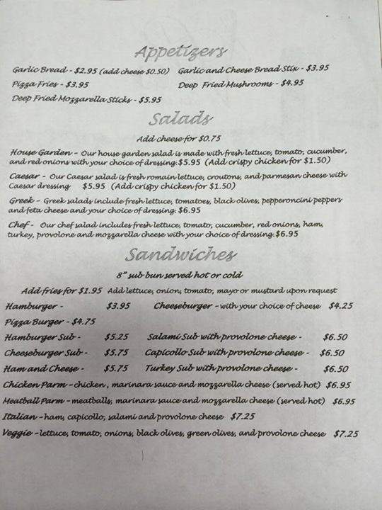 Vito's Italian Ristorante - Kingsport, TN menu_pic