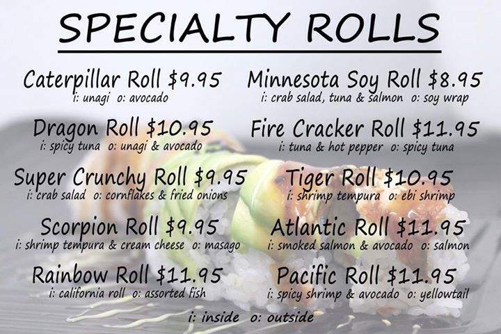 Wabi Sabi Express - Rochester, MN menu_pic