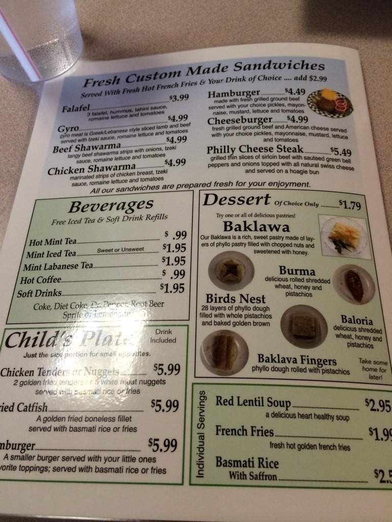 Watson's Green Olive - Tunica, MS menu_pic