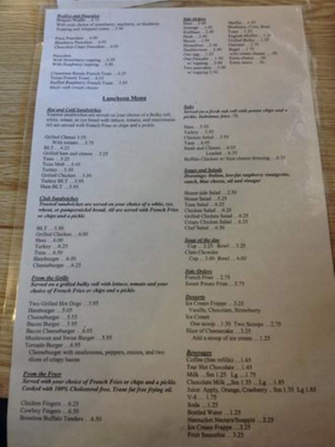 Weagles Family Dining - Worcester, MA menu_pic