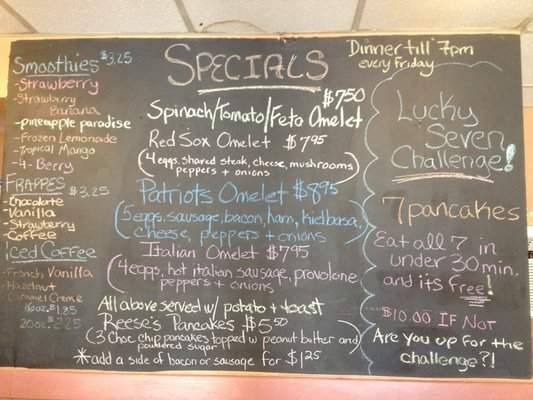 Weagles Family Dining - Worcester, MA menu_pic