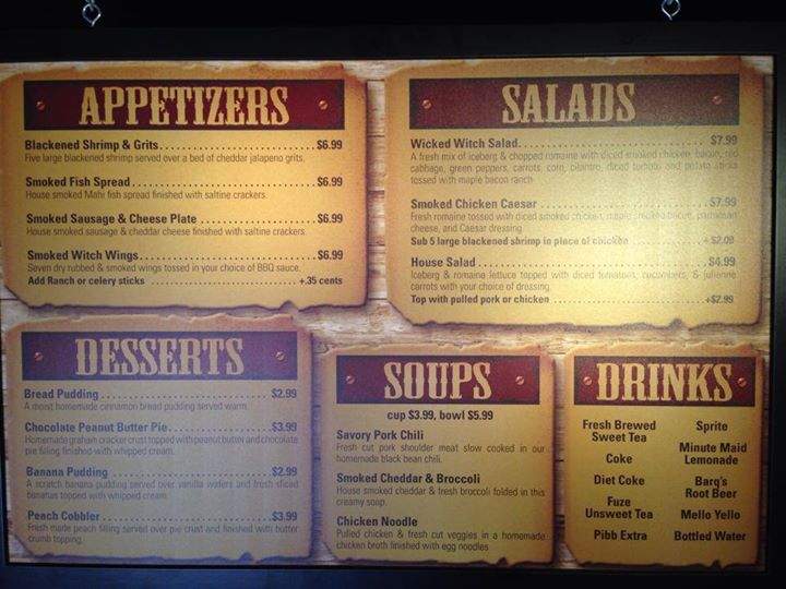 Witches BBQ Den - St Petersburg, FL menu_pic