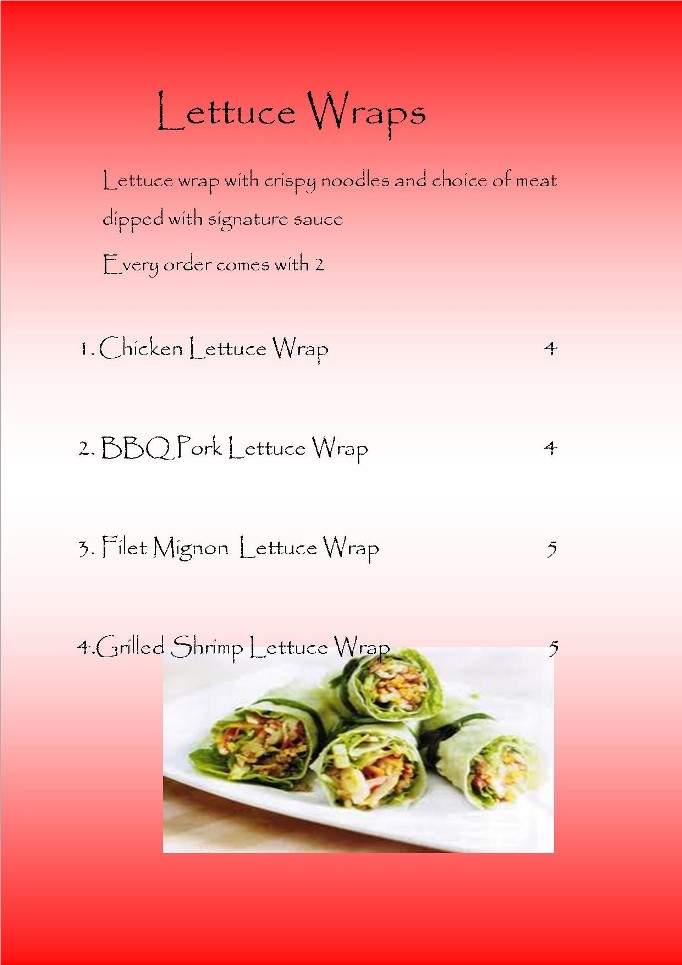 Wrap & Roll - Pearland, TX menu_pic