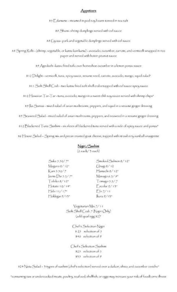 WuWu - Austin, TX menu_pic