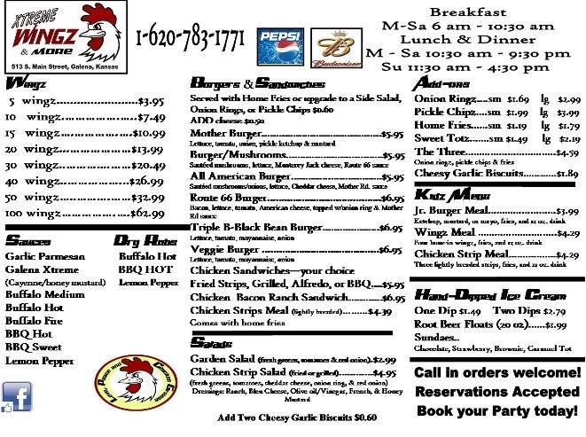 Xtreme Wingz & More - Galena, KS menu_pic