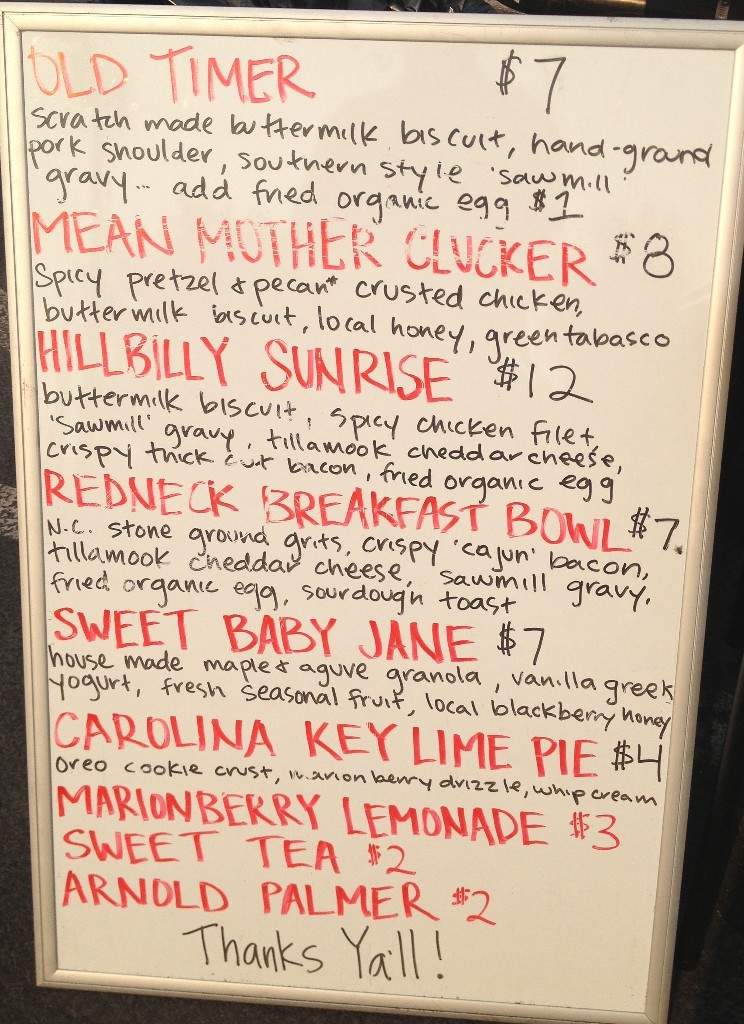 Yo Mommas Country Cookin - Bend, OR menu_pic