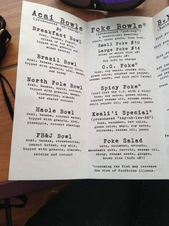 Zeke's Beans and Bowls - Virginia Beach, VA menu_pic