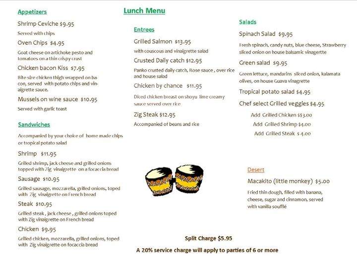 Ziriguidun - Kihei, HI menu_pic