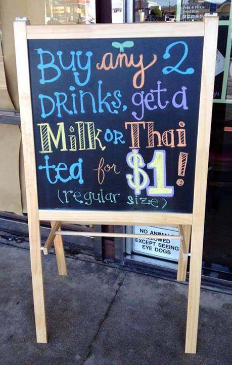Tealight Boba & Smoothies - Rowland Heights, CA menu_pic