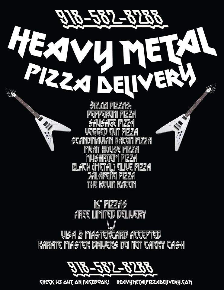 Heavy Metal Pizza - Tulsa, OK menu_pic