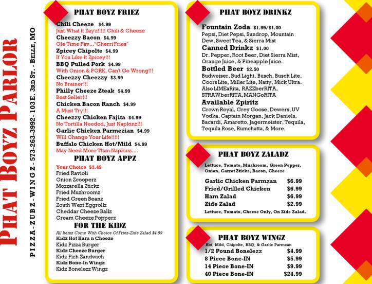 Phat Boys - Belle, MO menu_pic