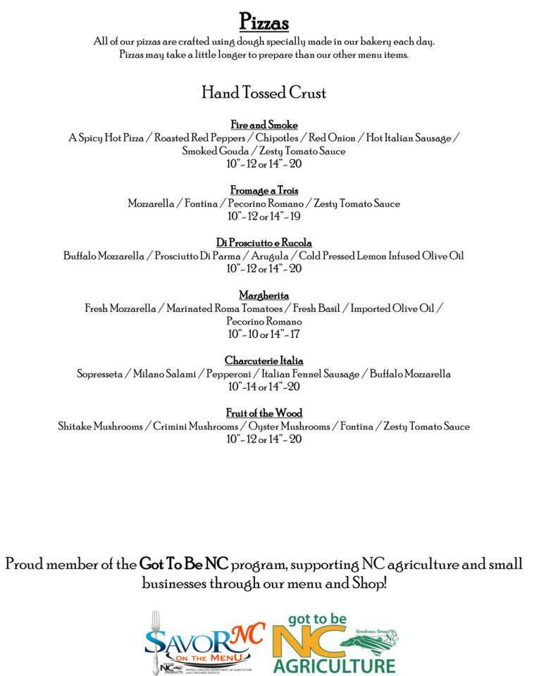 Olde Hickory Station - Hickory, NC menu_pic