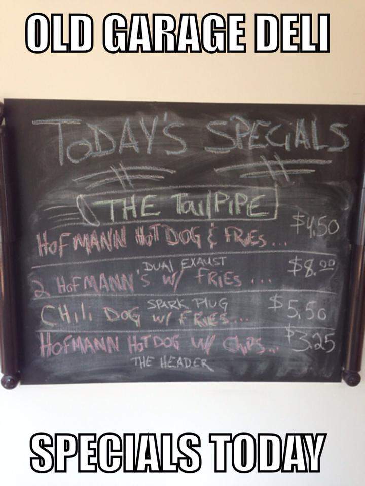 Old Garage Deli - Watertown, NY menu_pic