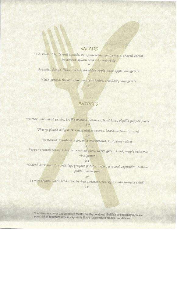 Oscar's New American - Yarmouth, ME menu_pic