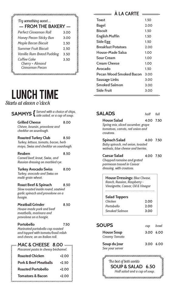 The Roost - Lawrence, KS menu_pic