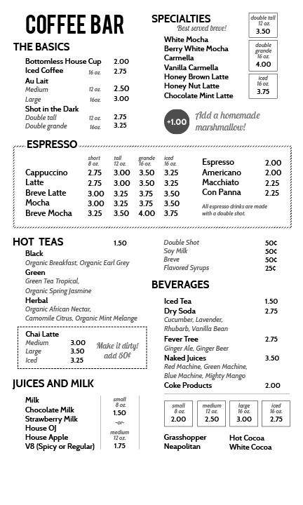 The Roost - Lawrence, KS menu_pic