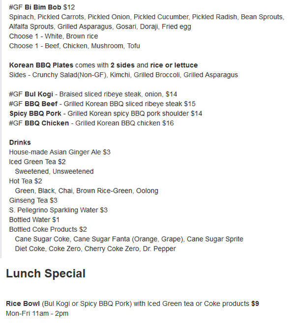 Yolk Asian Kitchen - Clemson, SC menu_pic