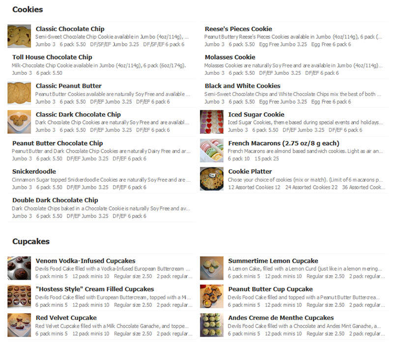 Jam Gluten-Free Bakeshop - Sandusky, OH menu_pic