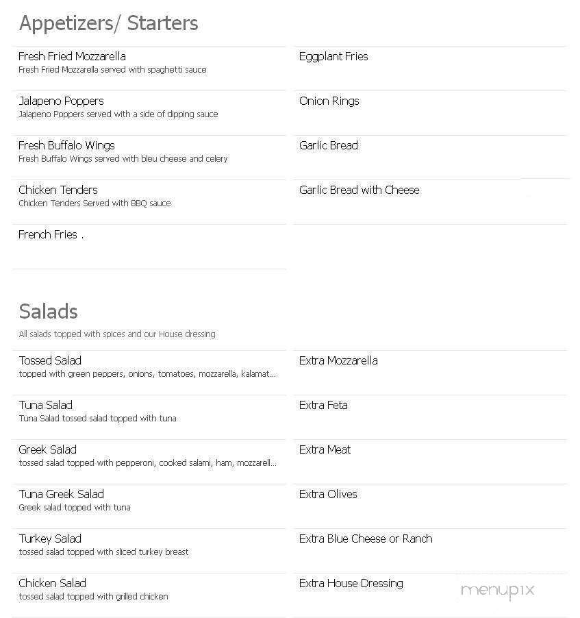 Pizza Palace - Torrington, CT menu_pic