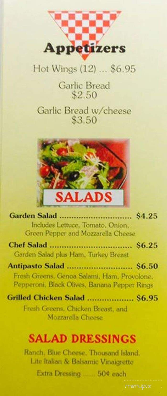 Roma Pizza & Subs - Atlantic Beach, NC menu_pic