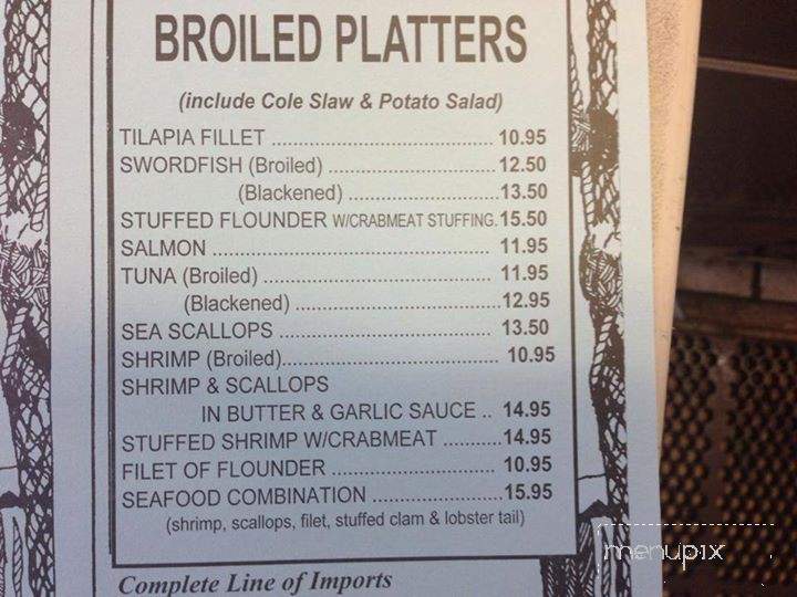 Ortley Fish Market - Ortley Beach, NJ menu_pic