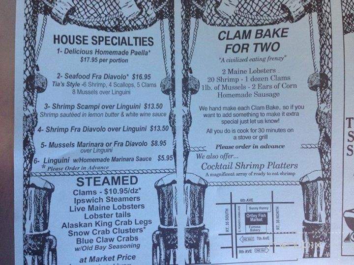 Ortley Fish Market - Ortley Beach, NJ menu_pic