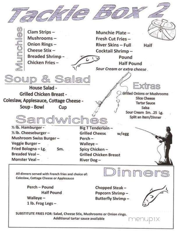 Tackle Box II - Fremont, OH menu_pic