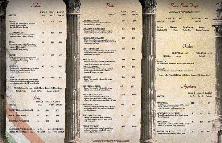 Da Vinci Italian Eatery - Mechanicsburg, PA menu_pic