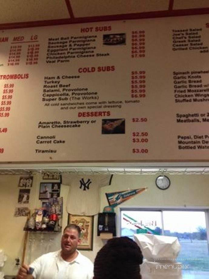 Big Joe's Pizza And Pasta - Haslet, TX menu_pic
