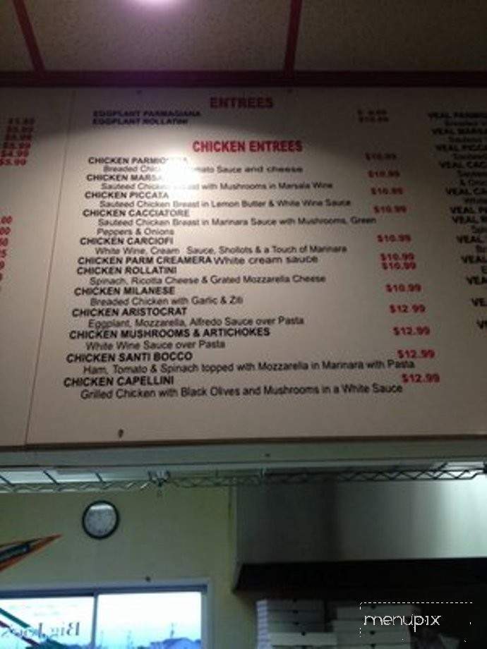 Big Joe's Pizza And Pasta - Haslet, TX menu_pic