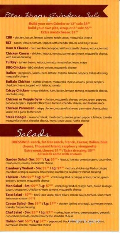 Pizza Builders - St Ignace, MI menu_pic