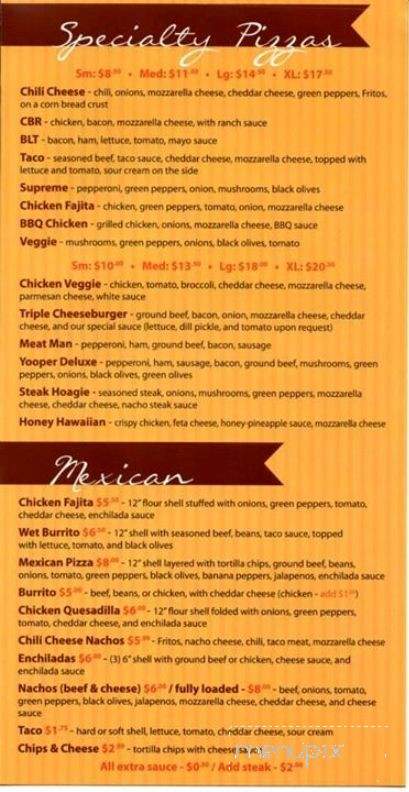 Pizza Builders - St Ignace, MI menu_pic