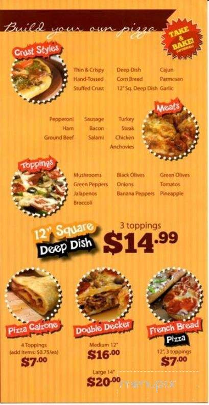 Pizza Builders - St Ignace, MI menu_pic