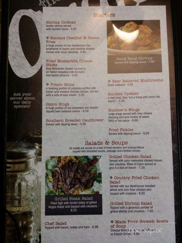 Butcher's Block - Greeneville, TN menu_pic