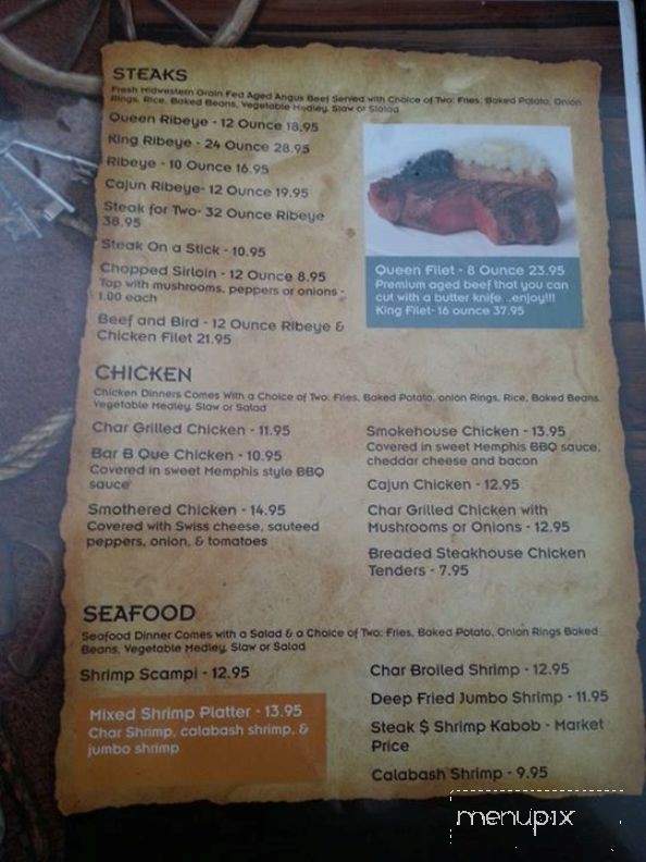 Butcher's Block - Greeneville, TN menu_pic