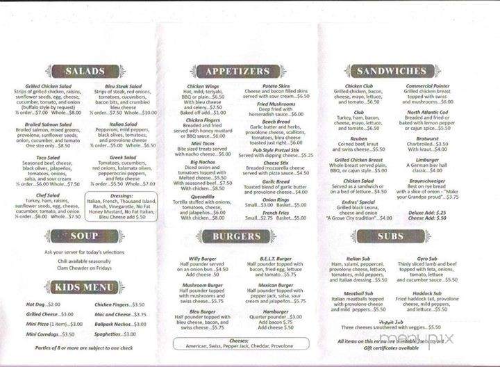 Plank's On Broadway - Grove City, OH menu_pic