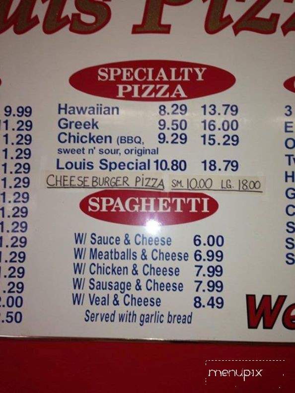 Loui's Pizza - Biddeford, ME menu_pic