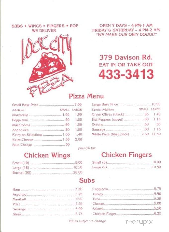 /3224840/Lock-City-Pizza-Lockport-NY - Lockport, NY