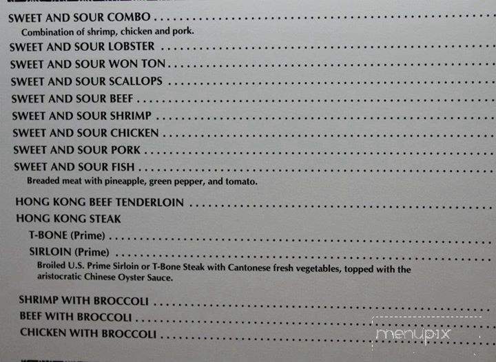 Chen's Cantonese Chef - Loves Park, IL menu_pic