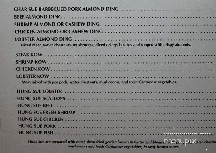 Chen's Cantonese Chef - Loves Park, IL menu_pic