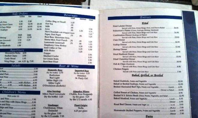 Nicky's - Wrentham, MA menu_pic