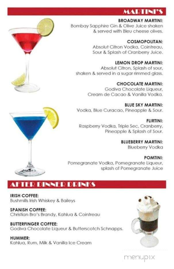 Broadway Grill - Lake Orion, MI menu_pic